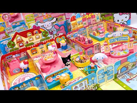 29 minutes Satisfying with Unboxing Hello Kitty and Cinnamoroll Suitcase Dollhouse ASMR