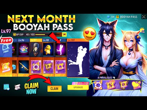 AUGUST BOOYAH PASS FREE FIRE 2025 | AUGUST BOOYAH PASS FREE FIRE | NEXT BOOYAH PASS | FF NEW EVENT