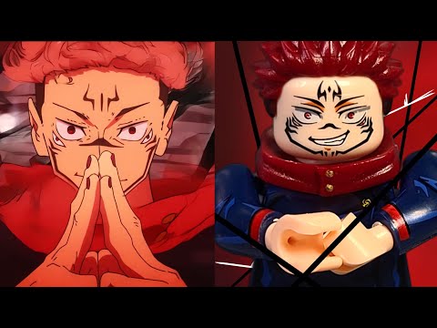 레고 주술회전 영역전개 스톱모션 (스쿠나 VS 마허라) LEGO JujutsuKaisen [sukuna vs mahoraga] brickfilm