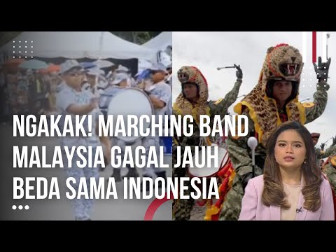 Super Kocak, Marching Band Malaysia Yang Gagal Beda Sama Marching Band TNI Indonesia