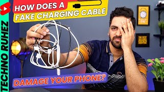 How Does a Fake Charging Cable Damage Your Phone ! #Shorts