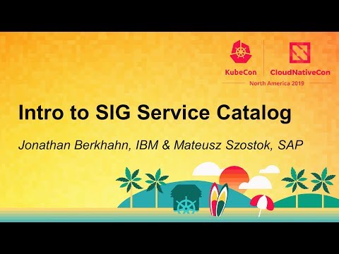 Intro to SIG Service Catalog