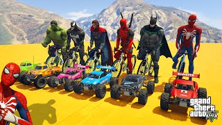 Spiderman Cars Challange GTA V