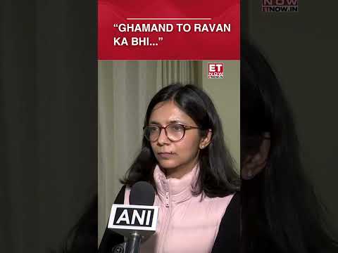 "Ghamand To Ravan Ka Bhi...": Swati Maliwal's Brutal Attack On Arvind Kejriwal | #etnow #shorts