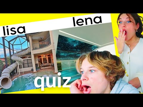 QUIZ GAME - LISA VS LENA (this or that) Challenge By The Norris Nuts