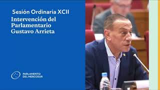 Intervención del Parlamentario Gustavo Arrieta - CVII Sesión Ordinaria