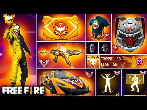 RETO: SOLO PODEMOS USAR COSAS DE LOS RANGOS DE FREE FIRE 😱