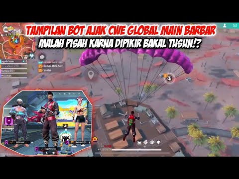 DIKIRA CWE GLOBAL BAKAL TUSUN KARNA TURUN BARBAR!? PAS NGELIAT NOTIP NGEKILL 2 SQUAD AUTO TERKEJUT!!