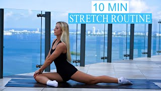 8MIN Daily Stretches Routine // stretches for splits & flexibility // beginner friendly