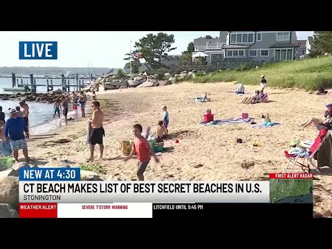 YouTube video thumbnail: CT Beach Makes List of Best “Secret Beaches”