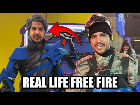 FREE FIRE IN REAL LIFE WITH YOUTUBERS