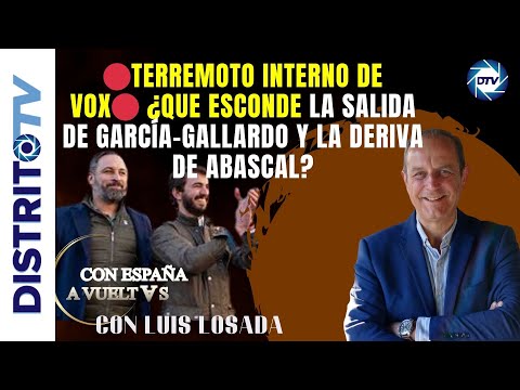 🔴TERREMOTO INTERNO DE VOX🔴 ¿QUE ESCONDE LA SALIDA DE  GARCÍA-GALLARDO Y LA DERIVA DE ABASCAL?