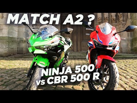 Ninja 500 vs CBR500R : le match des sportives A2 !