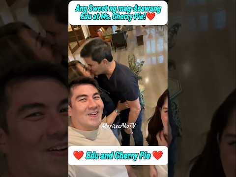 WOW! ANG SWEET NAMAN NG MAG-ASAWANG EDU MANZANO AT MS. CHERRY PIE PICACHE!❤️ #shorts