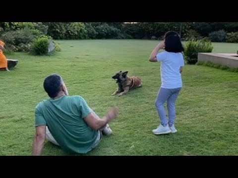 Ms Dhoni Playing with Ziva | Sakshi Dhoni Live | Dhoni Farm House | Ziva Dhoni