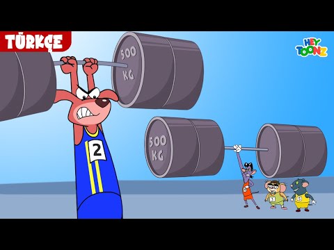 Rat A Tat - Ta-ta-ta-taaam | Köpek vs Fareler: Kupayı Kim Kaldıracak? 🏋️‍♂️🐶🐭 | Çocuk Çizgi Filmleri