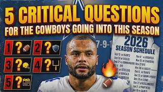 5 Critical Questions for the Cowboys in 2026 that can Make or Break the season