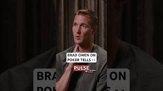 Brad Owen on Poker Tells 👀 #wpt #shorts #poker