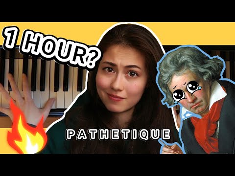 Beethoven Challenge Pathetique - in 1Min, 10Min, 1Hour