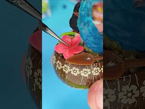 Turning Moana Into The Smoothie Bowl Queen! #MiniBrands #Disney #Moana