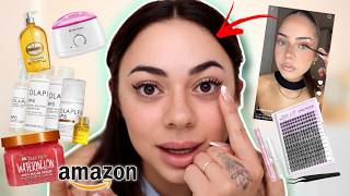 مشترياتي من موقع امازون 😱 منتجات للشعر 💇🏻‍♀️ الجسم 🧴مكياج 💄