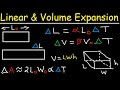 Thermal Expansion and Volume Change