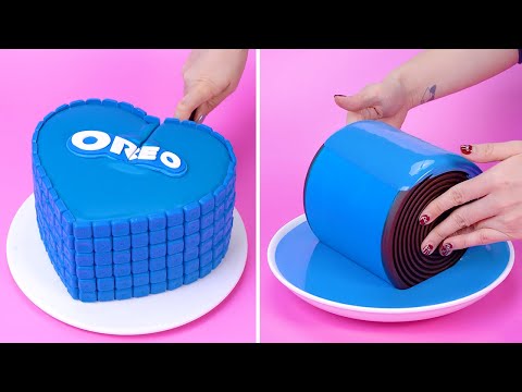 💙💙 Coolest BLUE Chocolate Cake Decorating | So Yummy Dessert Idea | Homemade Cake Decoration