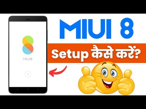 Setup MIUI 8 Screen | First Boot  Or After Reset⚡⚡