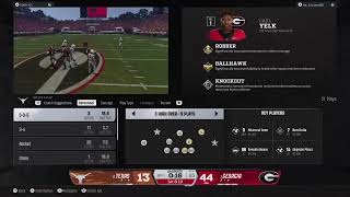 Texas vs UGA  WK11  2029