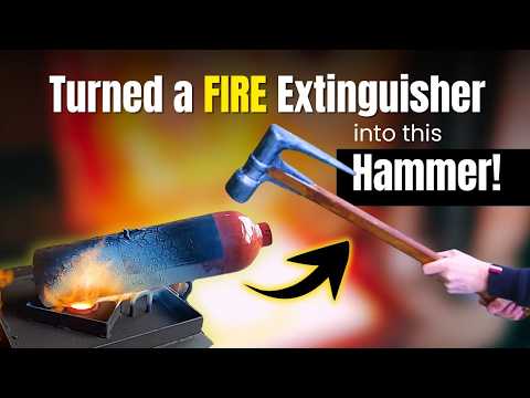 Forging The Armorer’s Hammer with a Fire Extinguisher
