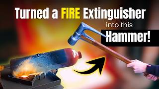 Forging The Armorer’s Hammer with a Fire Extinguisher