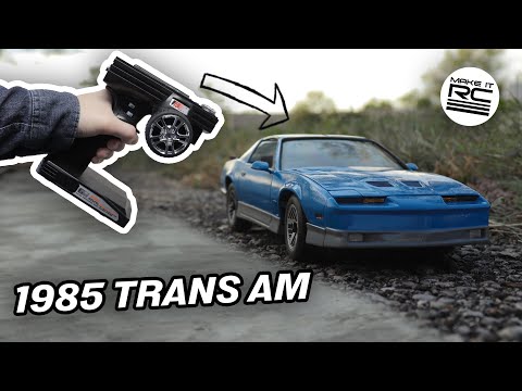 Pontiac Trans Am Full RC Conversion! From a 39 Year Old Plastic Model to a Super Scale RC Car 🔧