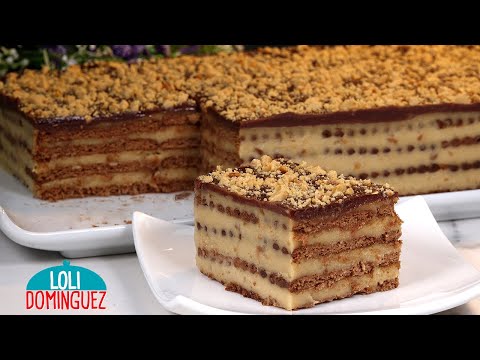 TARTA DE LA ABUELA CON TURRÓN. Un postre exquisito fácil, rápido y sin horno, queda muy jugoso