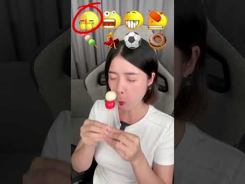 Eat emoji in order 🍡💃⚽️🍩