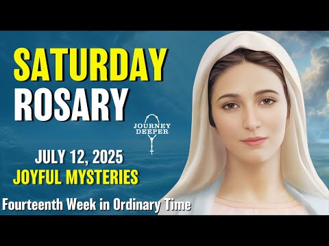 Saturday Rosary ❤️ Joyful Mysteries Rosary ❤️ July 12, 2025 VIRTUAL ROSARY