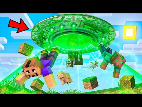 Sobrevivimos a La INVASIÓN ALIENÍGENA en Minecraft