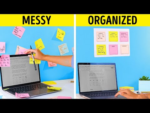 Genius Hacks to Keep Your Office and House Tidy and Organized