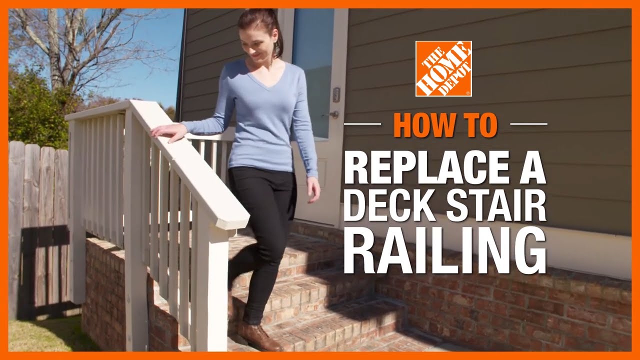 How to Replace a Deck Stair Railing