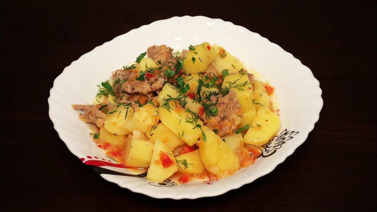 Вкусное мясо с картошкой простой рецепт картошки с мясом в мультиварке