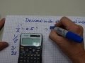 Converting Between Decimals and Fractions