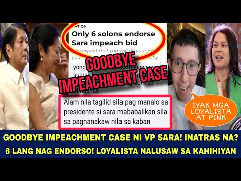 GOODBYE IMPEACHMENT SARA! INATRAS NA! TAGUMPAY VP SARA