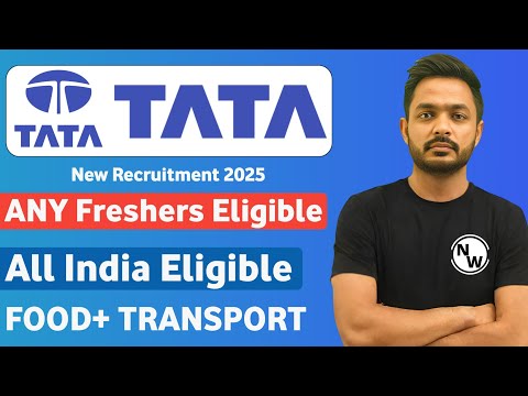 Tata Group Recruitment 2025 | Freshers | All India | Job Vacancy 2025 | Off Campus Drive 2025 | Mnc