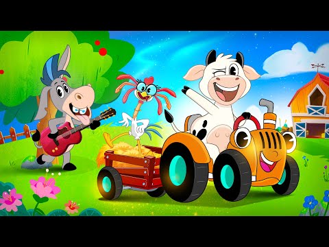 La Vaca Lola | Vacaciones en la Granja: El Tractor, Seis Patitos y Más | Canciones Infantiles