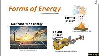 Forms of Energy