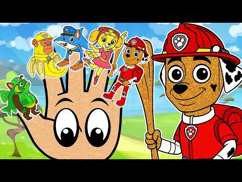 Paw Patrol vs Italian Brainrot Finger Family | Kids Songs Nursery Rhymes | Lively Character