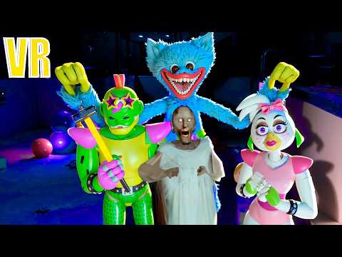 ИССЛЕДУЕМ ЗАБРОШЕННЫЙ ЗАВОД POPPY PLAYTIME БРАТ ГИГА МОНТИ ЗАЩИЩАЕТ МЕНЯ BONELAB COOP MOD FNAF VR