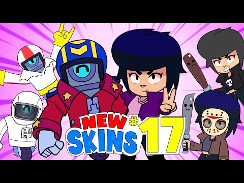 ⭐️ STU & BIBI NEW SKINS IDEAS - BRAWL STARS ANIMATION #17