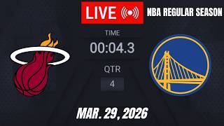 NBA LIVE!  Golden State Warriors vs Miami Heat | March 29, 2026 | Warriors vs Heat 2K26
