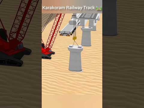 The construction of railway track architecture! 🤫 #shorts