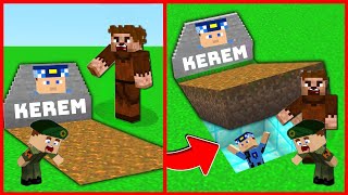 KEREM KOMİSERİN MEZARINA GİRDİK! 😱 - Minecraft ZENGİN FAKİR HAYATI